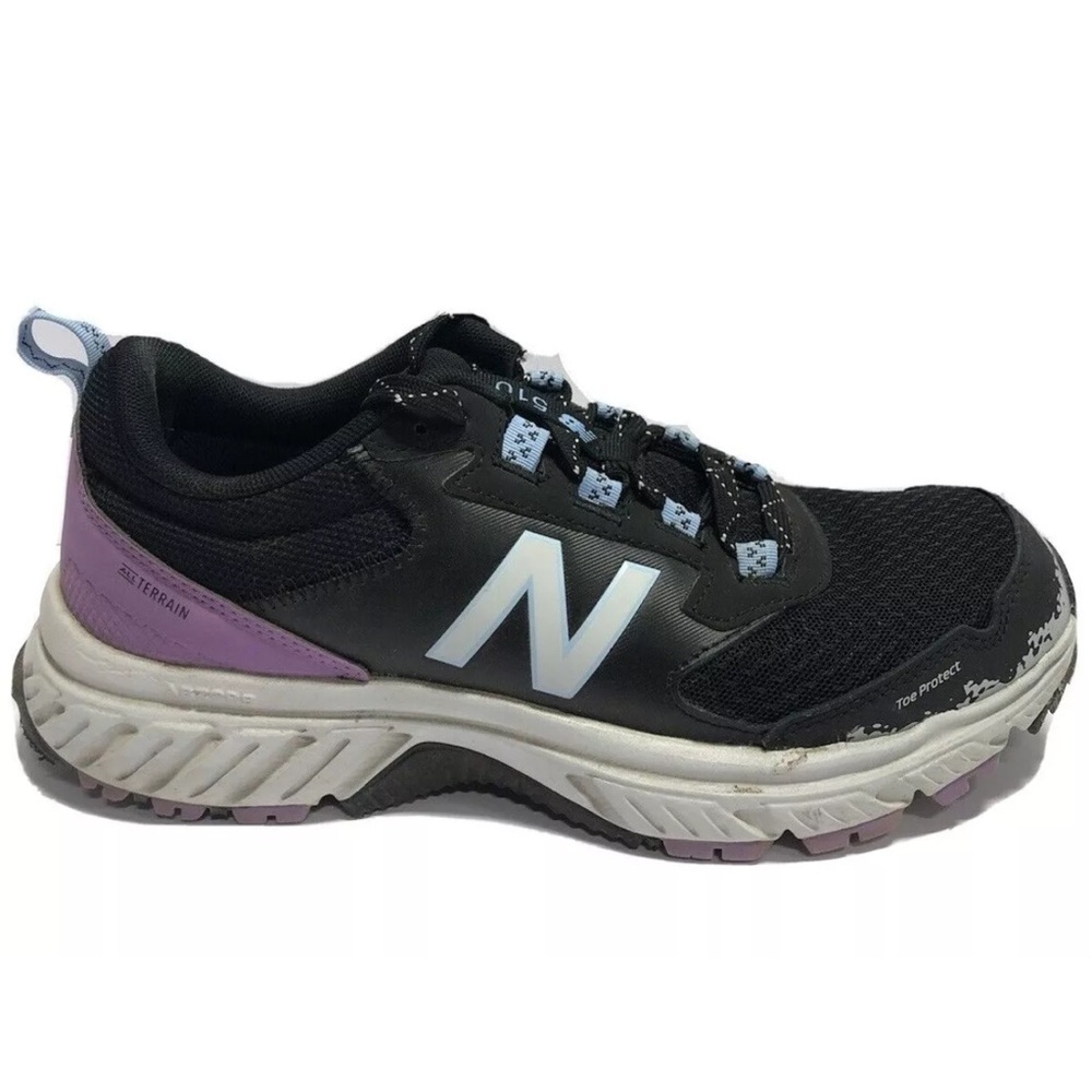 New Balance Women’s 510 V5, Black Trail Running Shoes, Size 8M